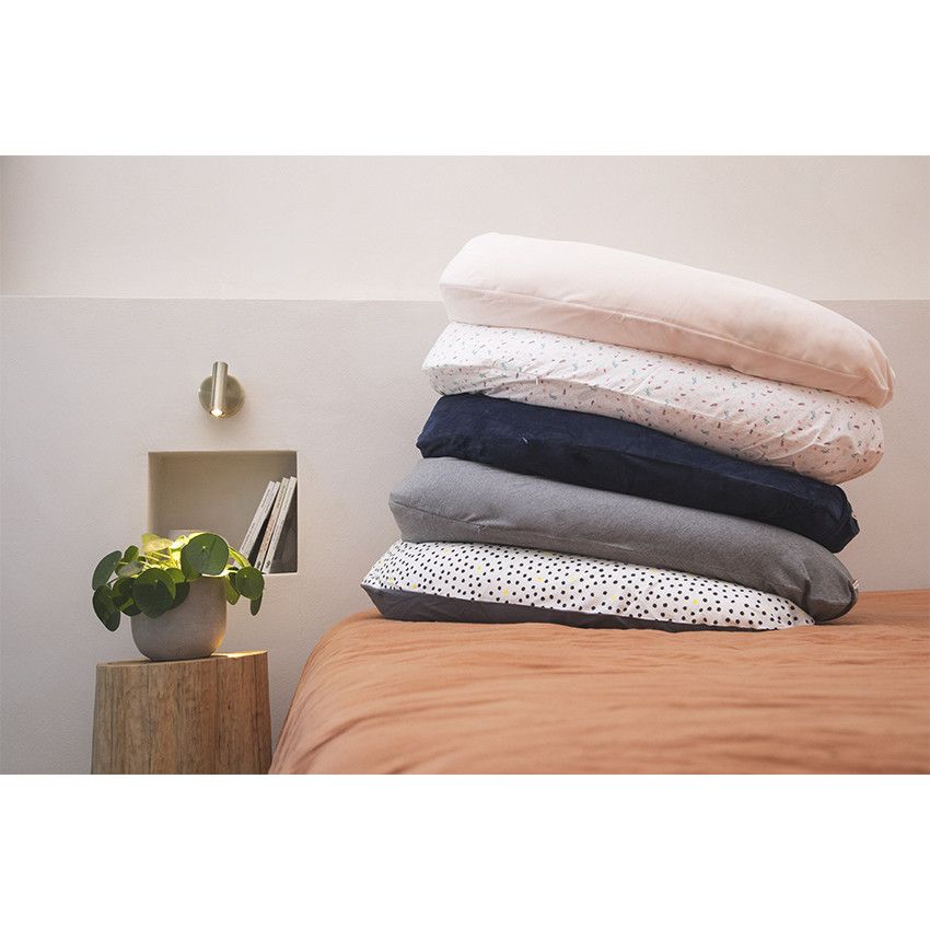 Housse coussin d'allaitement 160cm Nuit Magique - Ecru