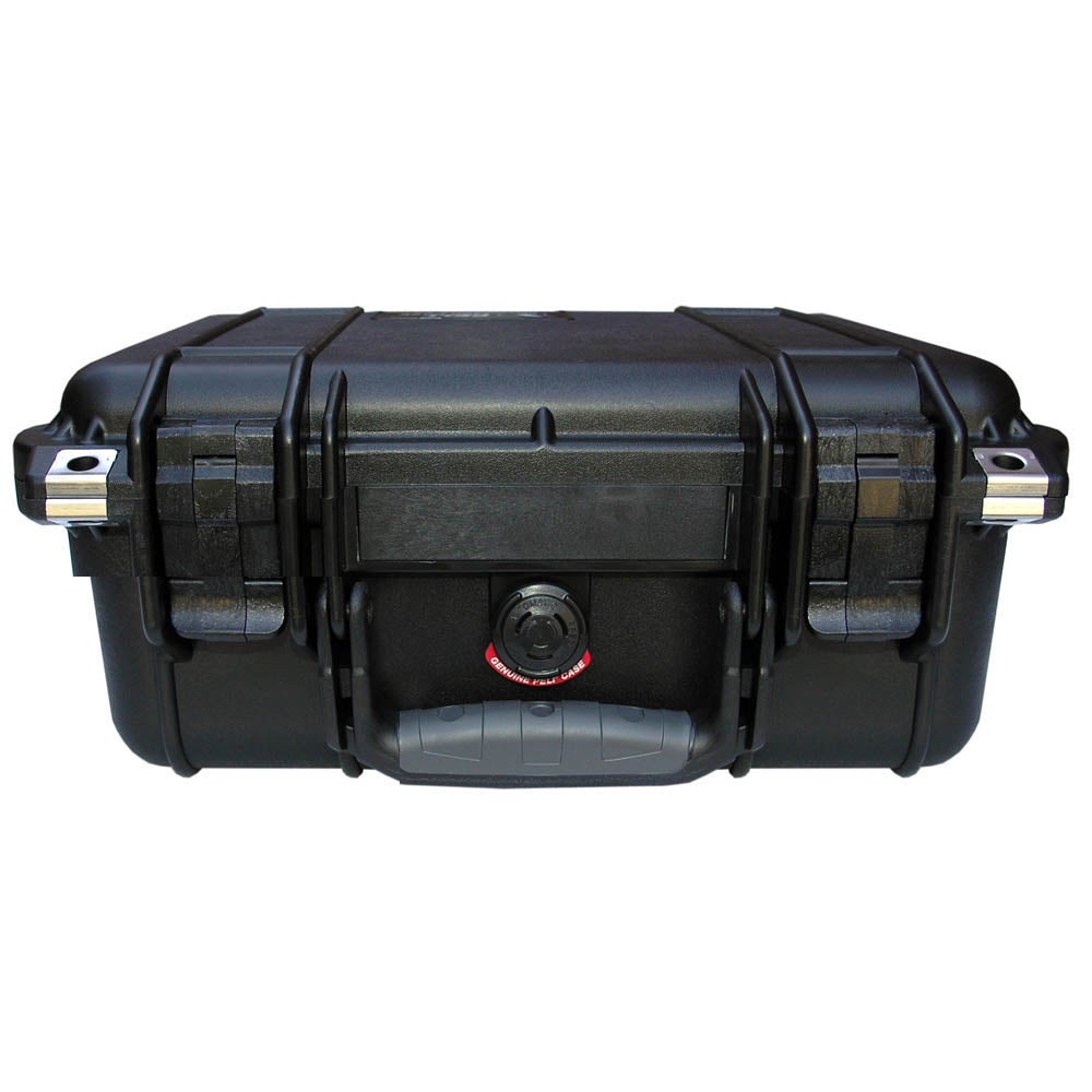 Peli 1400 BK flightcase zonder schuim 300x225x132 mm zwart