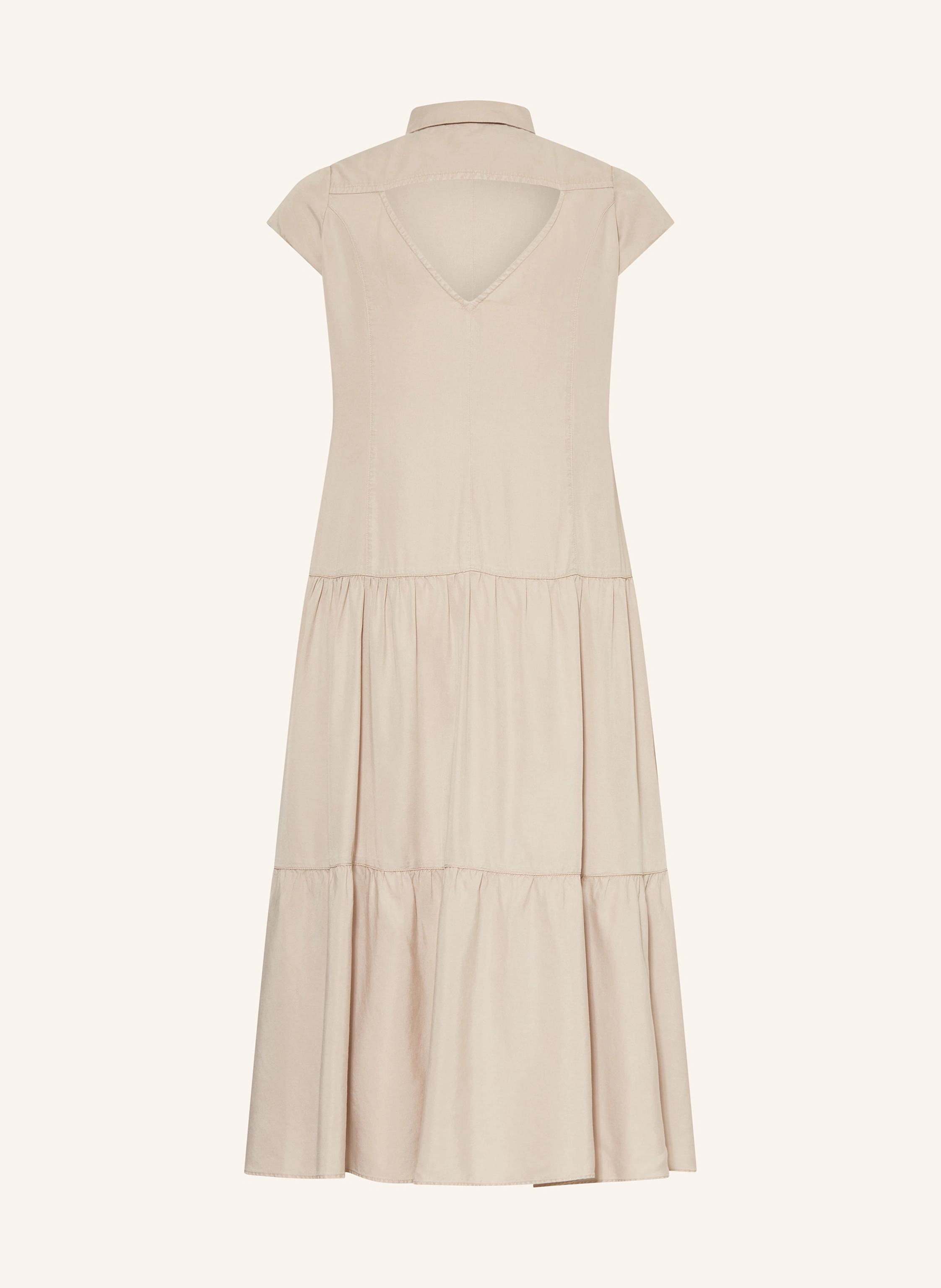 ELSY Hemdblusenkleid mit Volants und Cut-out
