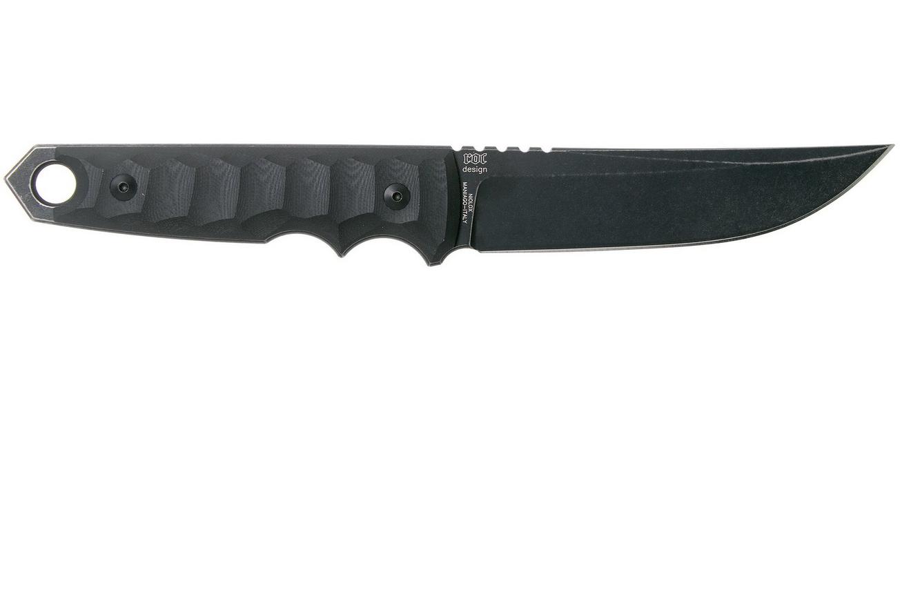 Fox Knives Ryu FX-634 Black G10, vaststaand mes, Black Roc Knives design