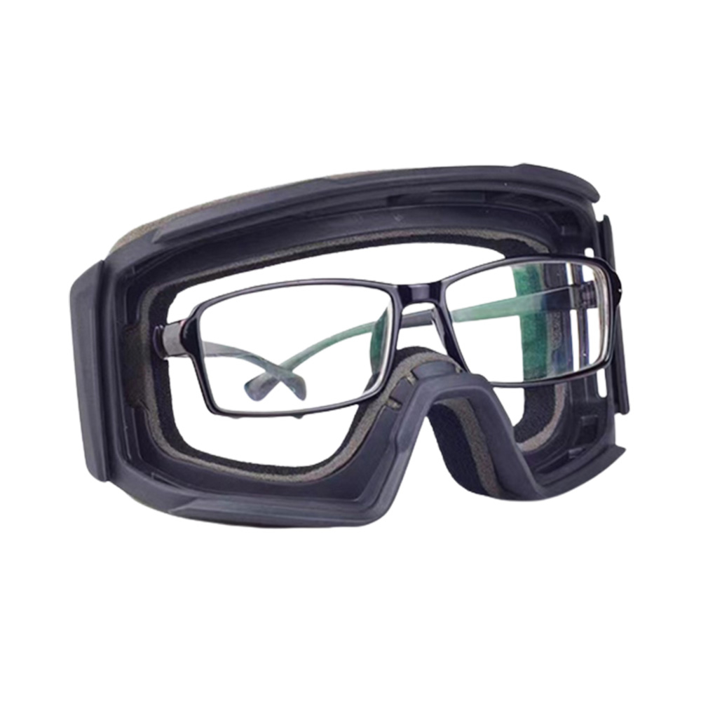 Motocross Brille Winter Ski Sportbrille Slim Frame mit UV-Schutz - Schwarz / Orange