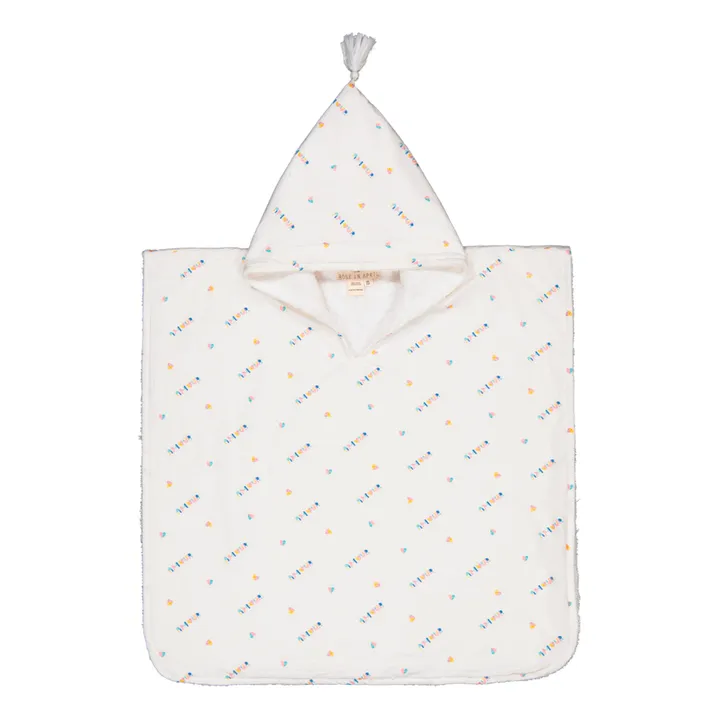 Rose in April Poncho Pepito Amour | Blanc