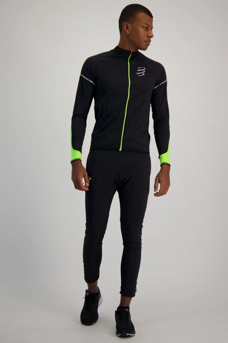 Compressport Hurricane Windproof Seamless Herren Laufhose