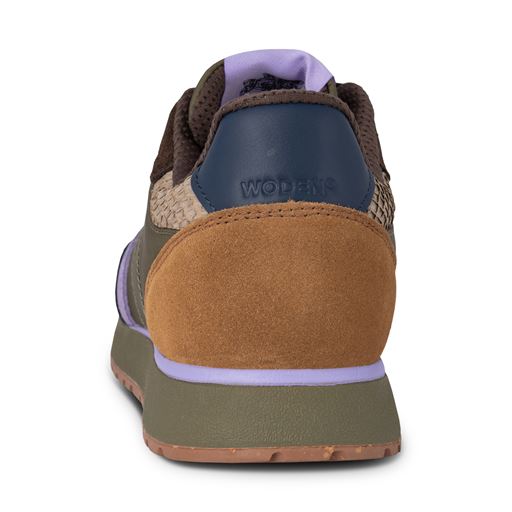 Woden Ronja Sneakers, Dark Olive/Orchid, 41
