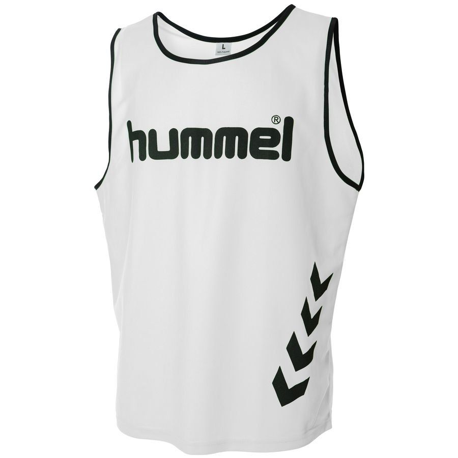Hummel Chasuble d'entraînement Fundamental - Blanc/Noir Enfant