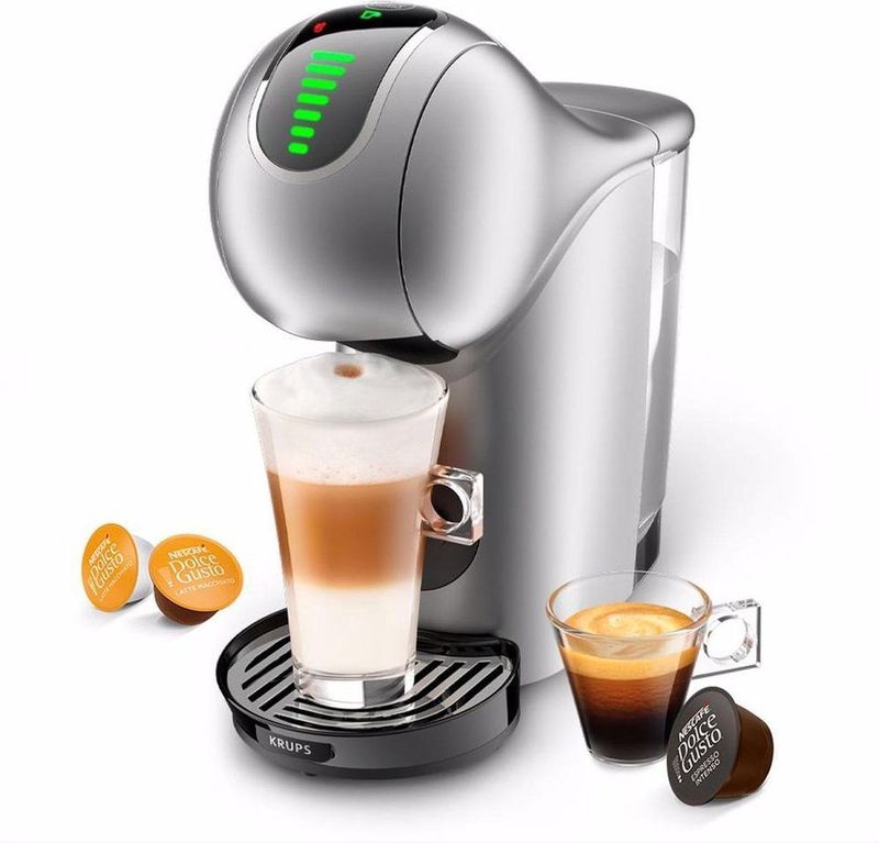 Krups - Dolce Gusto Genio S Touch - Koffiezetapparaat - Zilver - Met Touchscreen