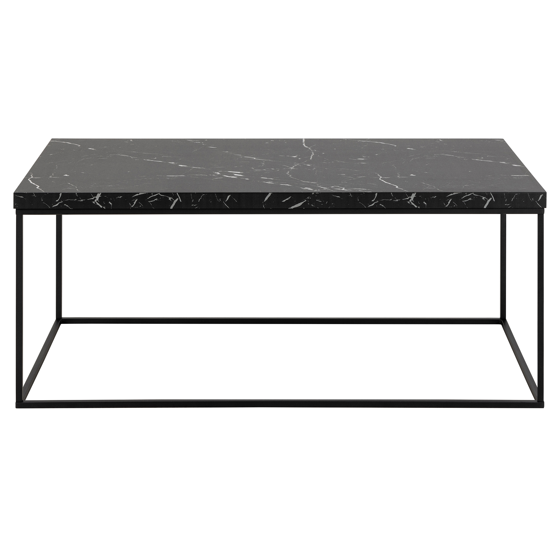 Couchtisch BAROSSA - schwarz-schwarz matt - 110 cm