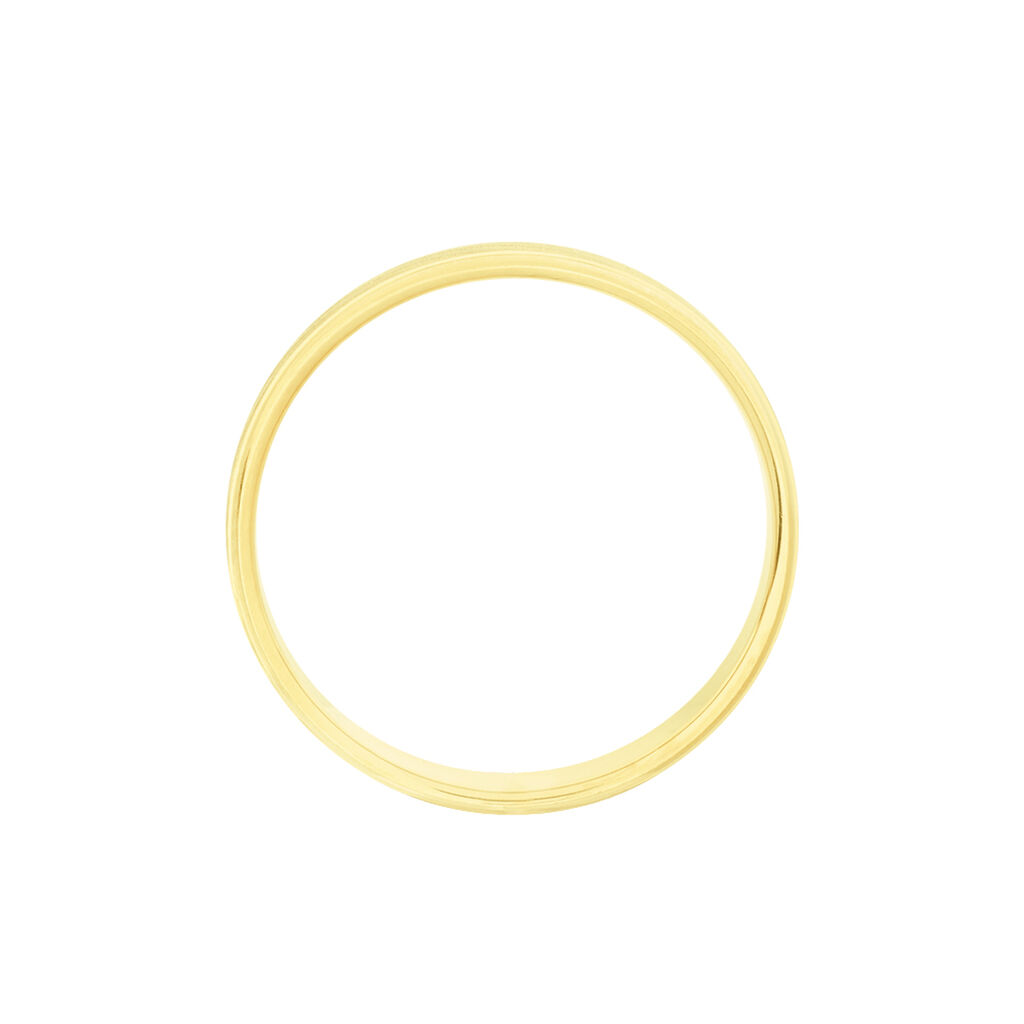 Alliance Fantaisie Sable Demi Jonc Classique Or Jaune