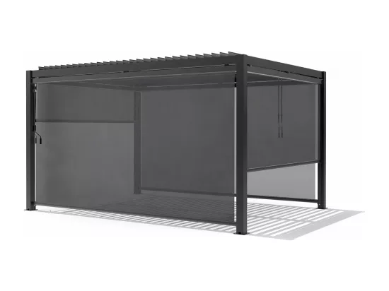 Store de Pergola - 277 x 204 cm - Gris anthracite