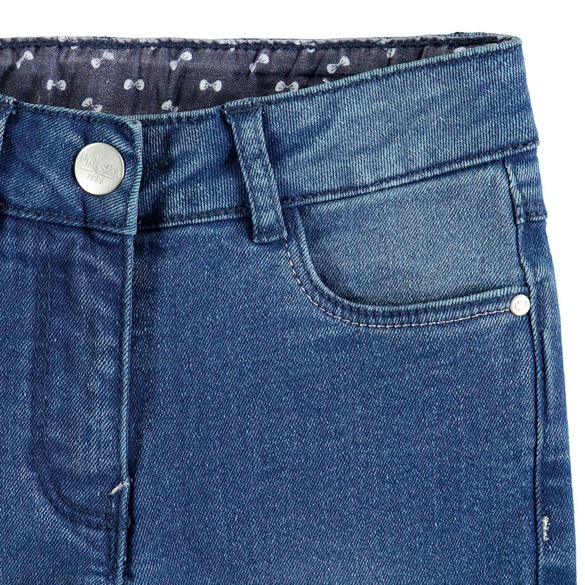 Jean slim effet used - Bleu moyen