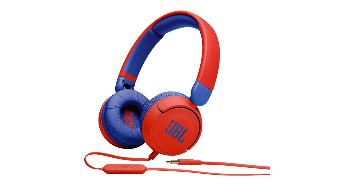 JBLJR310 on-ear hoofdtelefoon  (Rood/donkerblauw)