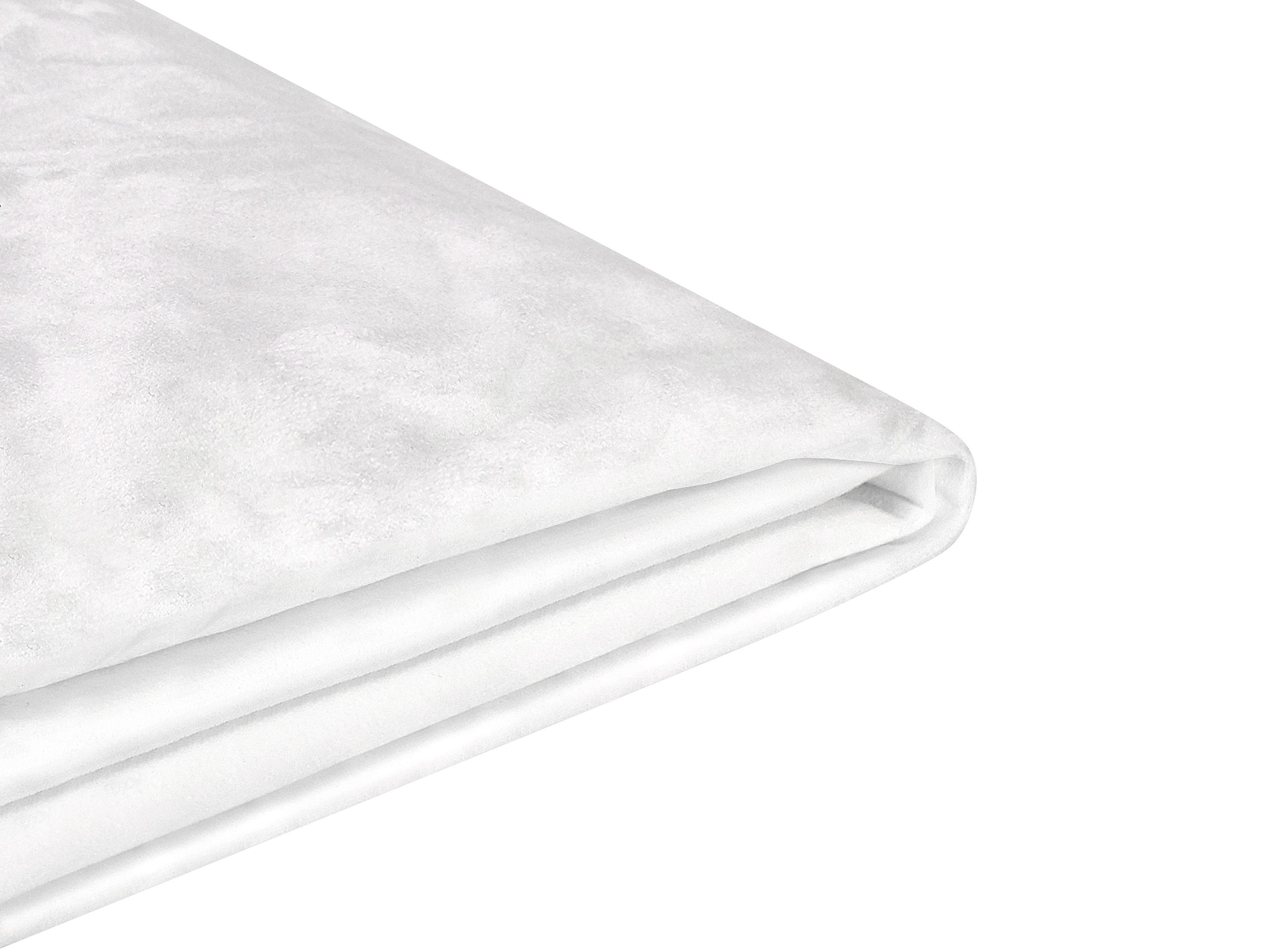 Bedframe hoes Fluweel FITOU 180 x 200 cm Wit