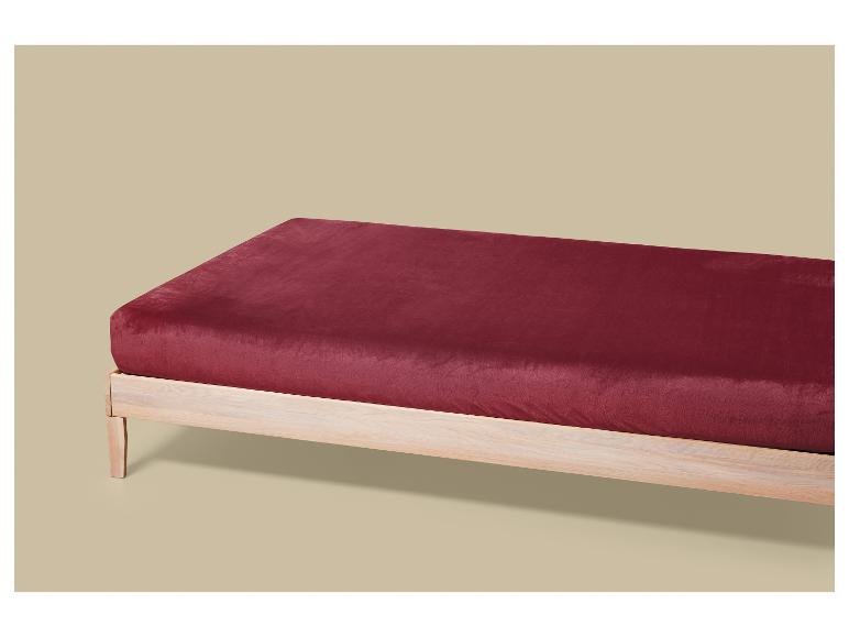 Pluche hoeslaken 140-160 x 200 cm