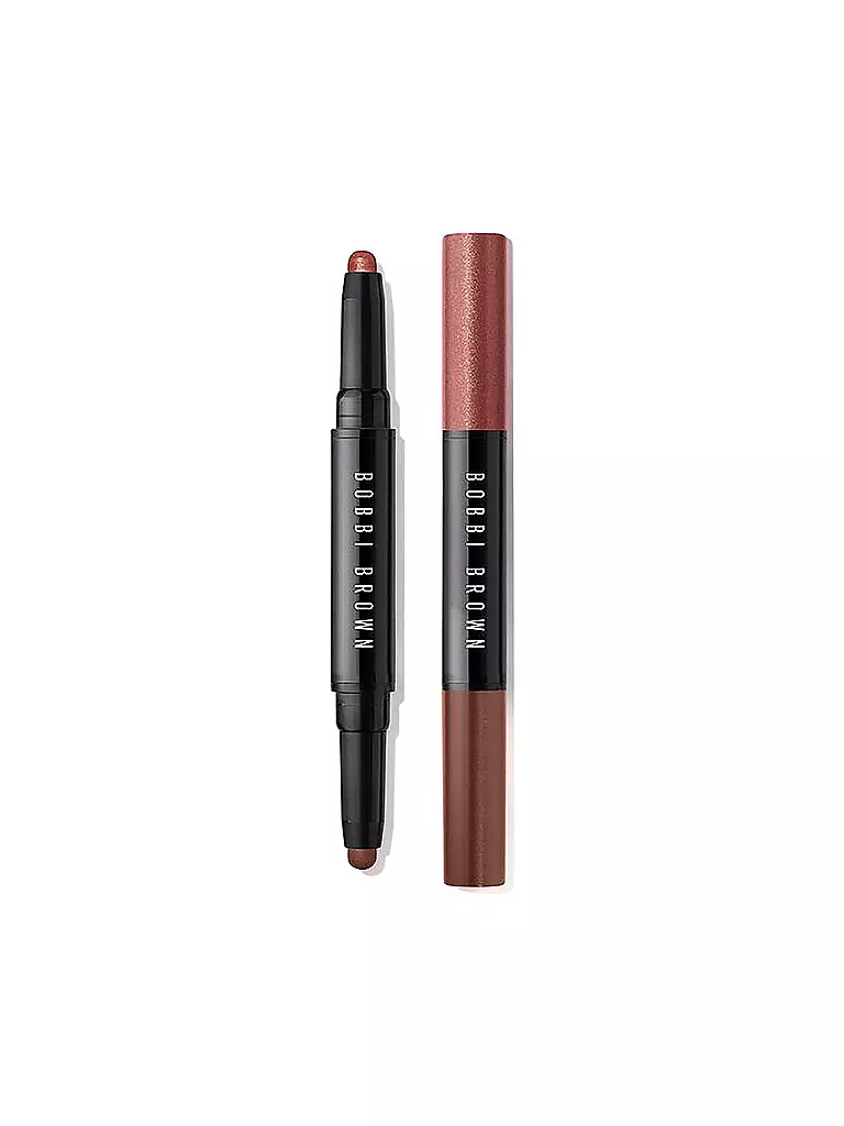 BOBBI BROWN Lidschatten - Long-Wear Cream Shadow Stick Duo ( 05 Pink / Cinnamon )  dunkelrot