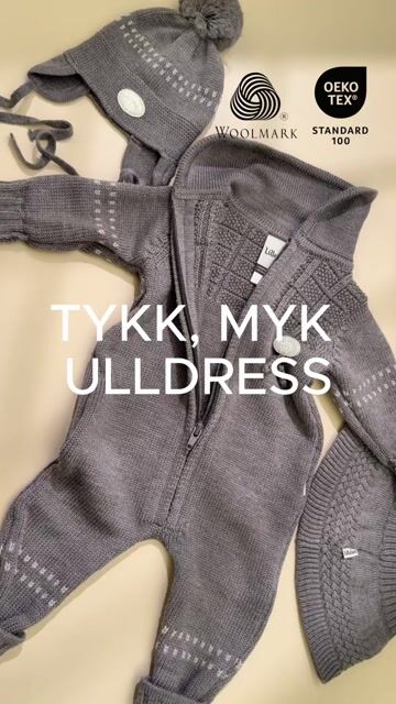 Ulldress – Tykk ullkvalitet – 100% Merino | Sparkedress Classic