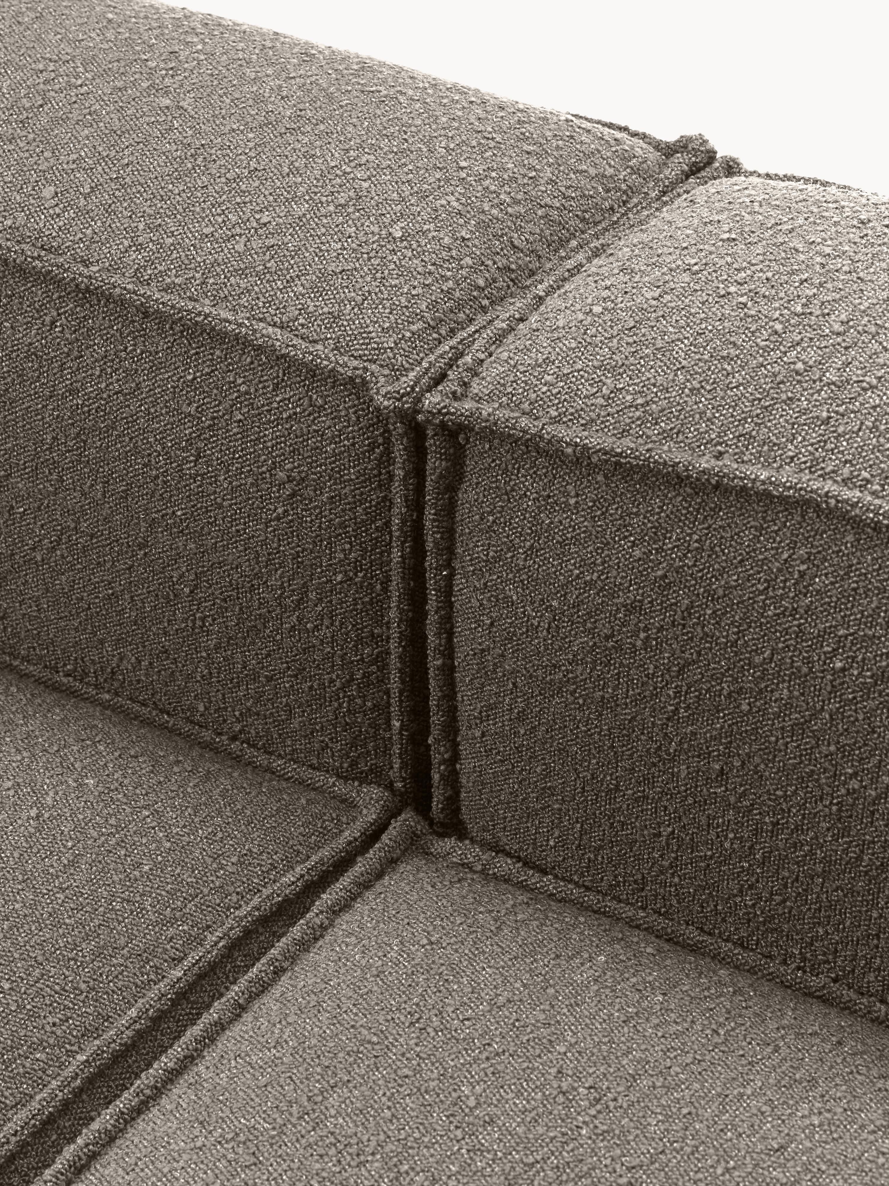 Modulaire bank Lennon (4-zits) uit bouclé