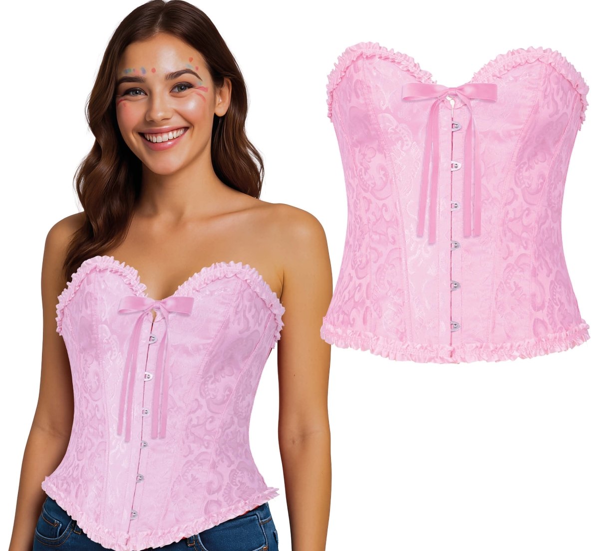 Lichtroze Corset Dames