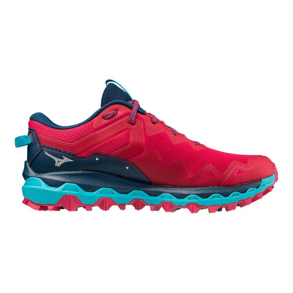 Mizuno WAVE MUJIN 9 - Chaussures trail Femme jazzy/blueopal/bluebird