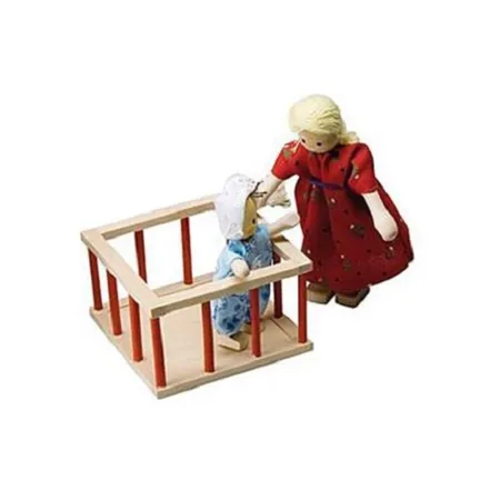 Rülke Puppenhaus Einzelmöbel Laufgitter