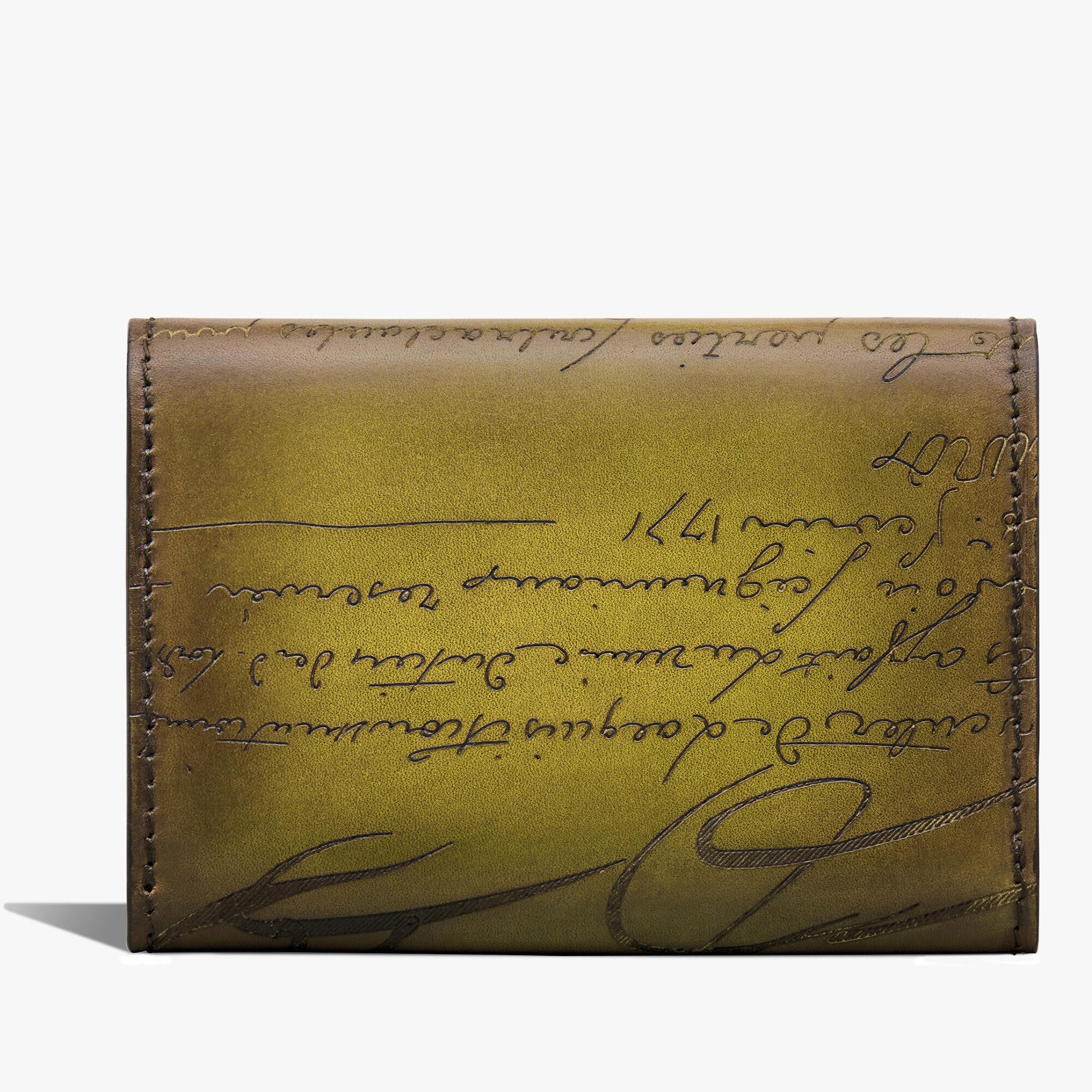 Porte-Cartes Imbuia En Cuir Scritto