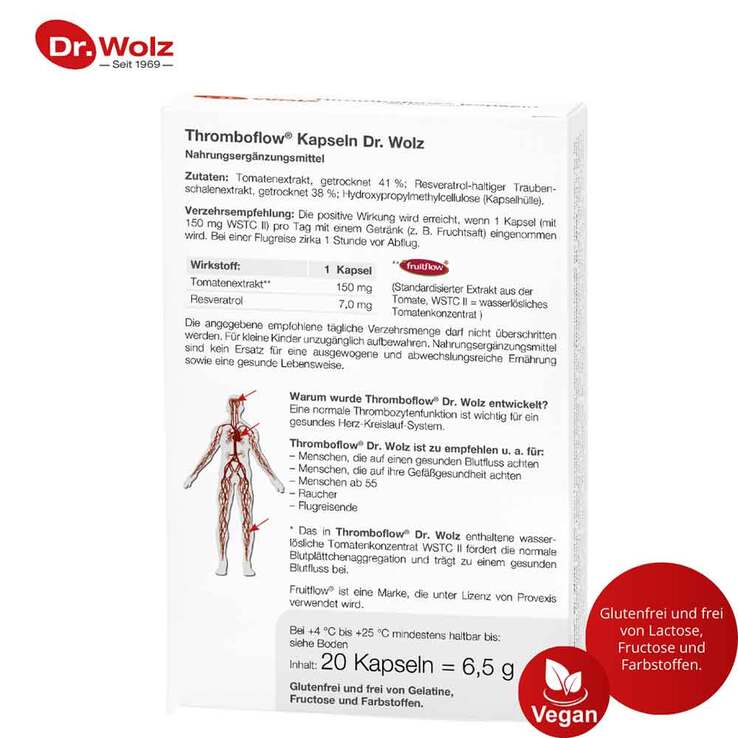 Thromboflow Kapseln Dr. Wolz, 60 St