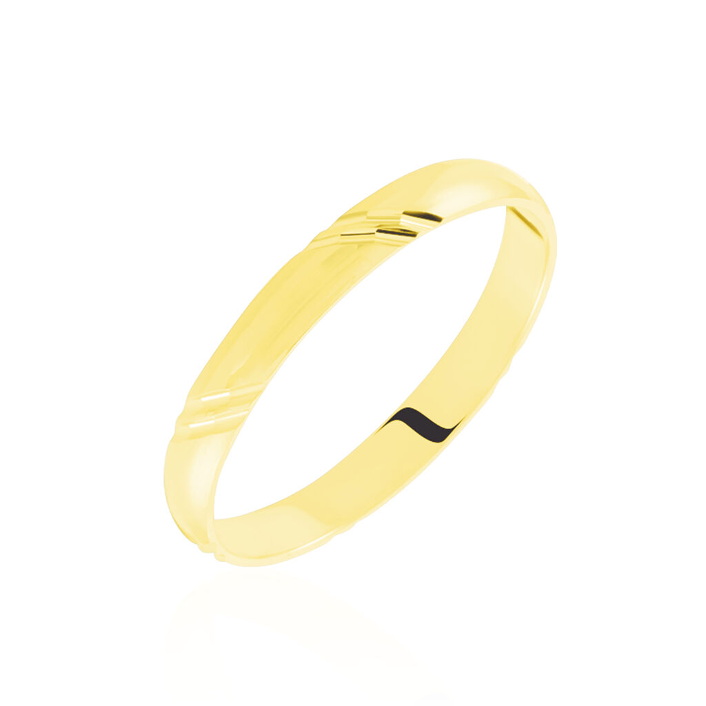 Alliance Massina Demi Jonc Classique Or Jaune