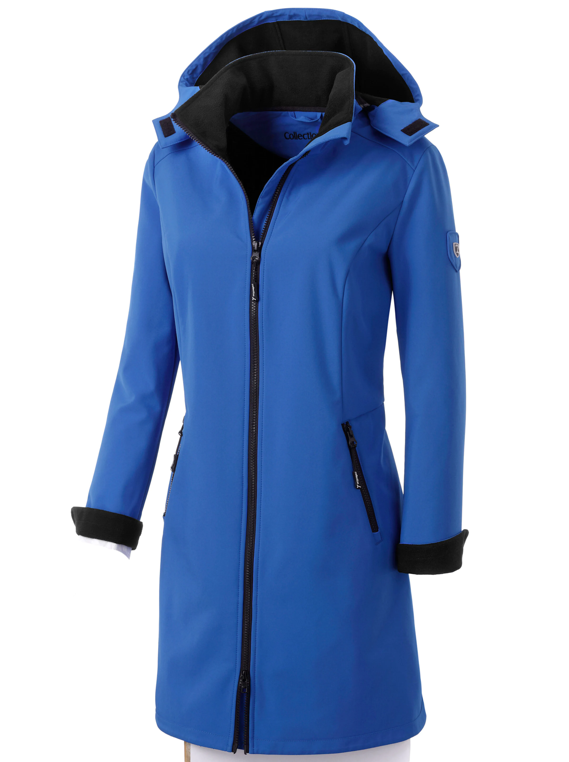 Softshelljacke in royalblau