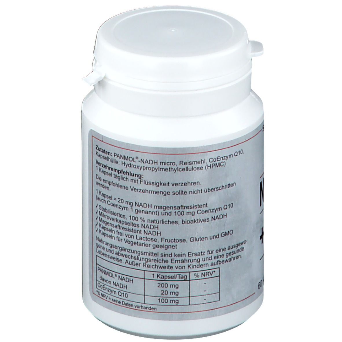 SinoPlaSan NADH 20 mg + Q10 100 mg