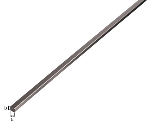 Vierkante stalen staaf 12x12 mm, 3 m