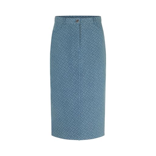 Modström HennesyMD Nederdel, Structured Medium Blue, XL