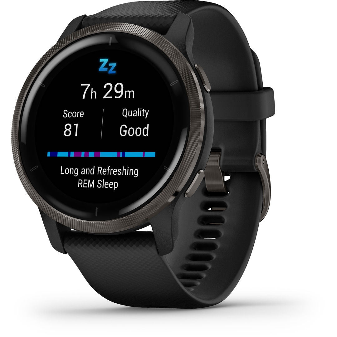 Garmin Venu 2 Smartwatch Schwarz