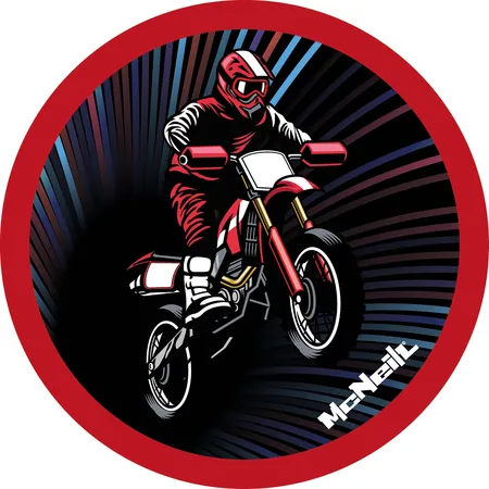 McNeill McAddys zu Schulranzen FAHRZEUGE, Motorcross