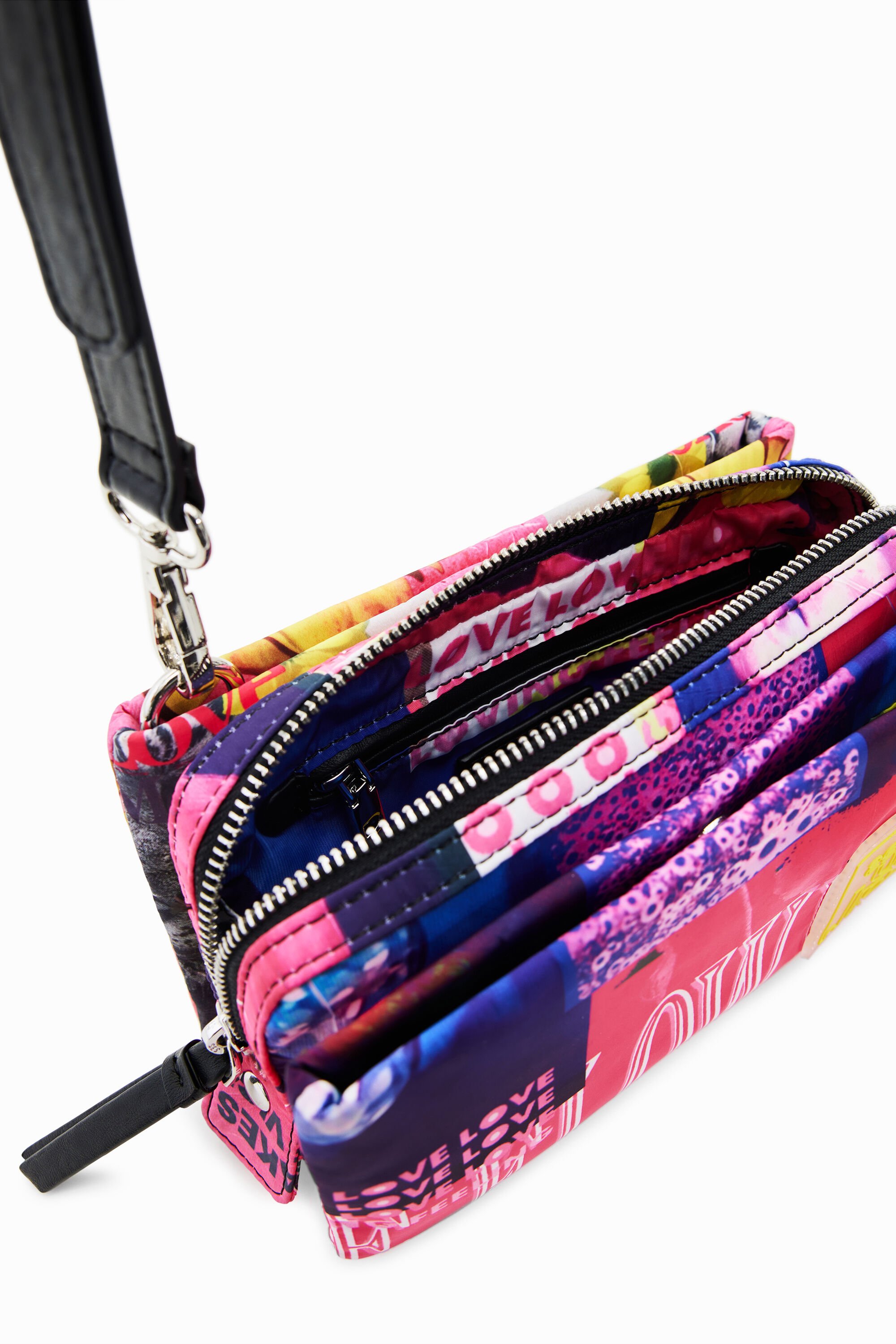 Petit sac à bandoulière collage