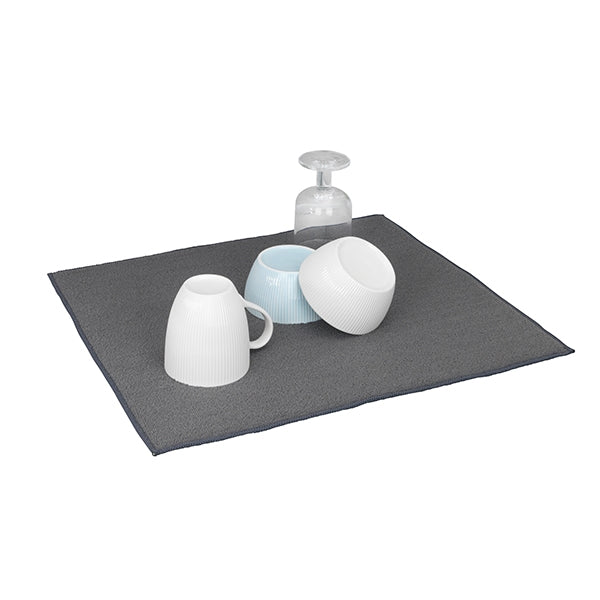 Tapis égouttoir microfibres gris Wenko by Maximex