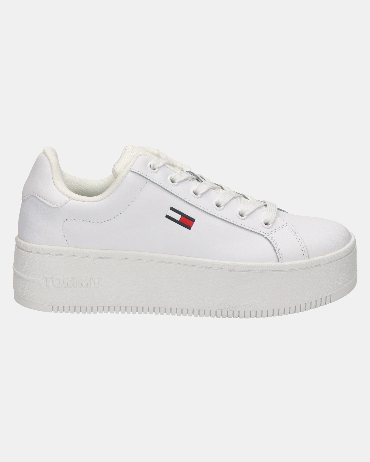 Tommy Jeans Lage sneakers  - wit