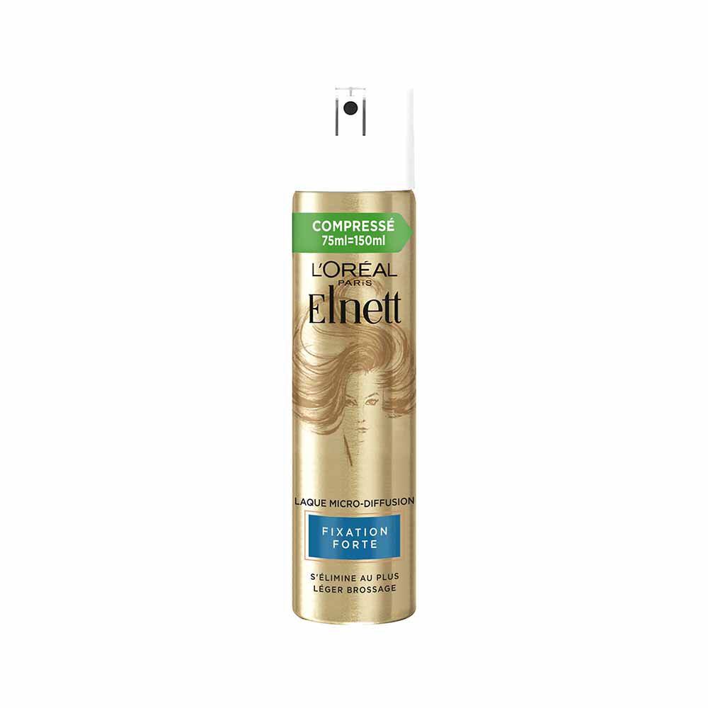 Laque Elnett Fixation Forte Format Compressé · Mouvement naturel