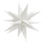 Hvit adventsstjerne 3D Ø45 cm E14