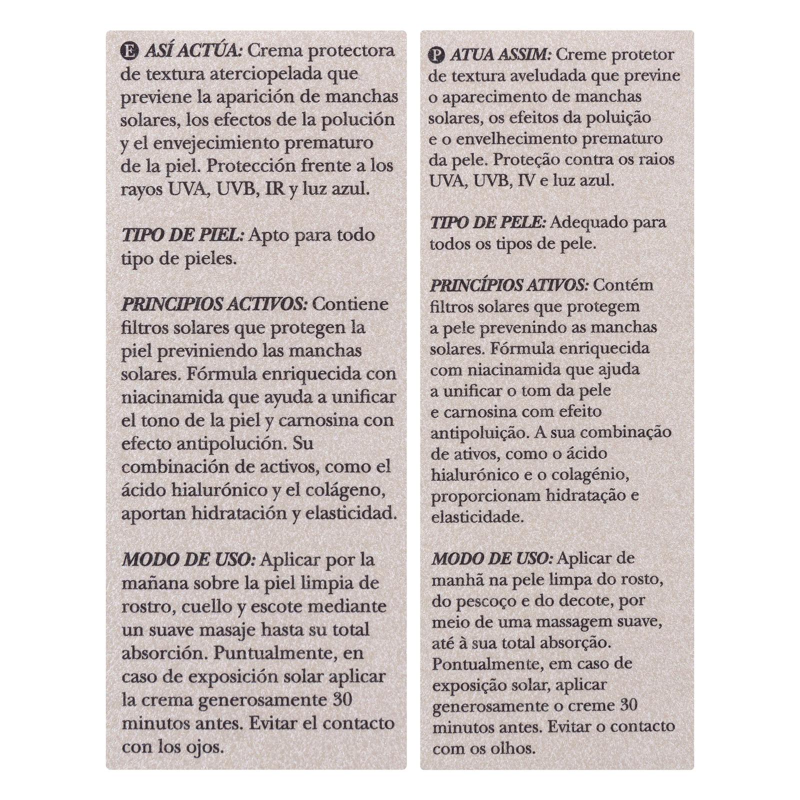 Crème protectrice anti-taches pour le visage Deliplus SPF 50+