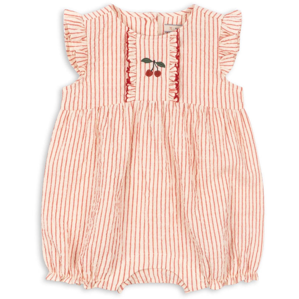 Køb Konges Sløjd Amour Stripe Ellie Flæse Romper Gots