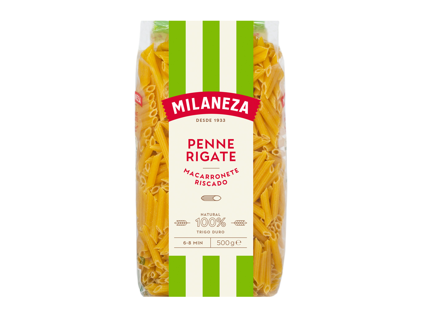MACARRONETE MILANEZA RISCADO GE 500G
