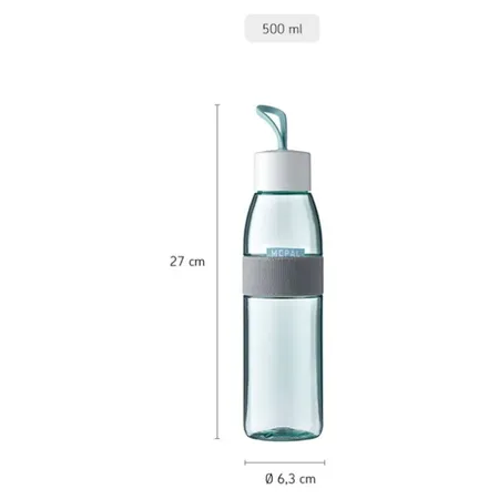 Mepal Trinkflasche Ellipse 500 ml - Nordic black