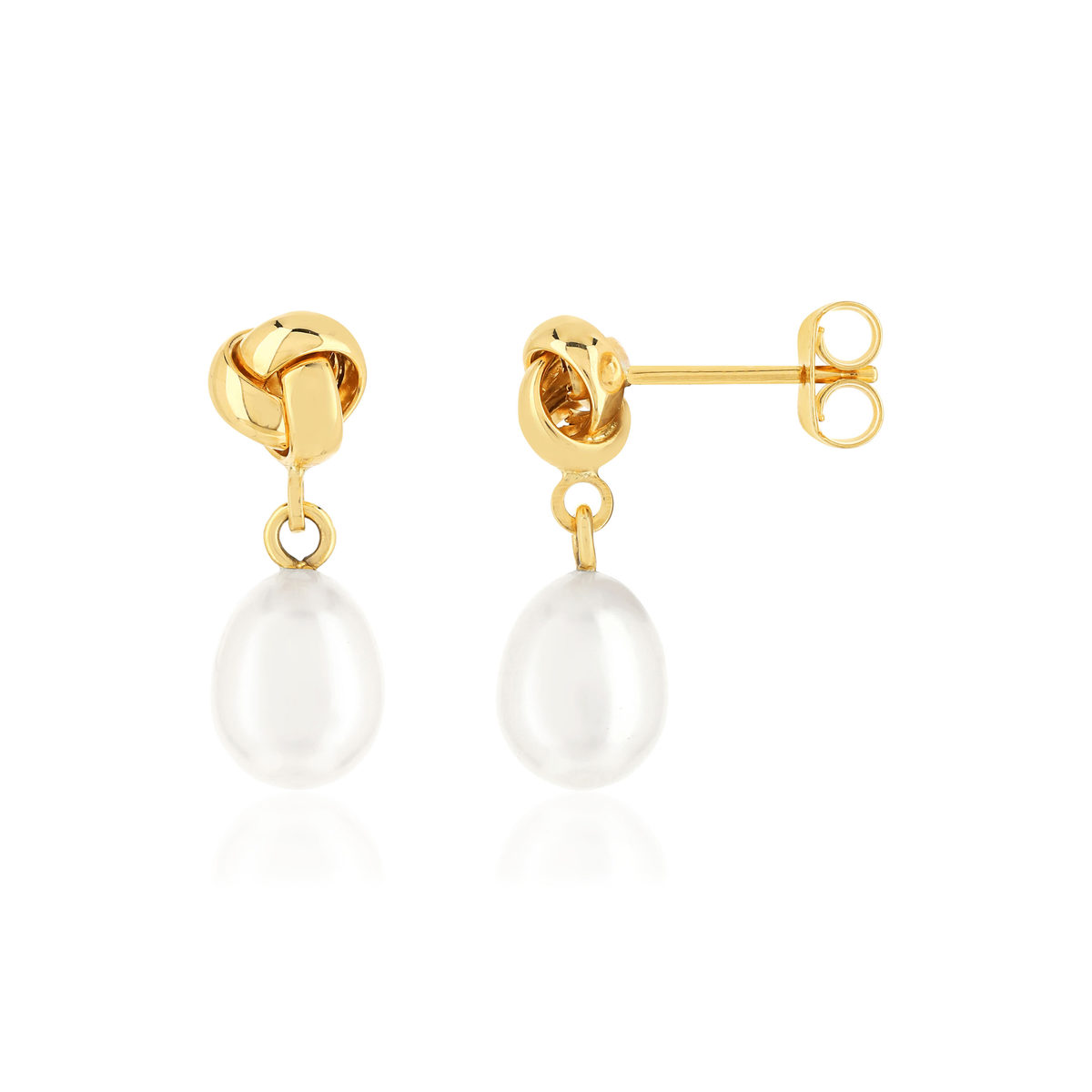 Boucles d'oreilles perles de culture de chine