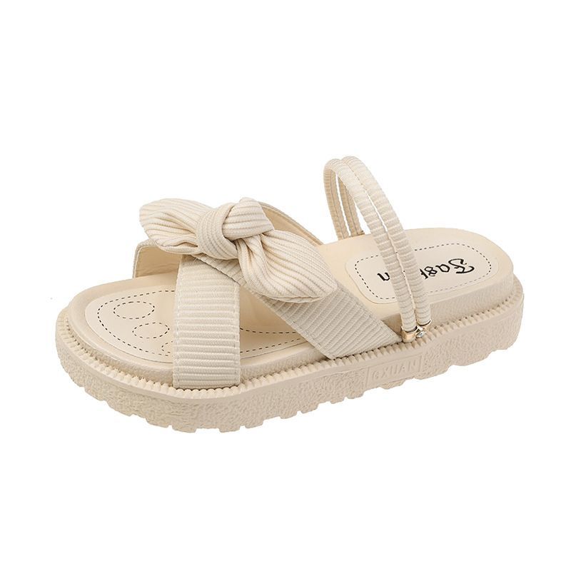 Nikao - Sandalen met strikaccent