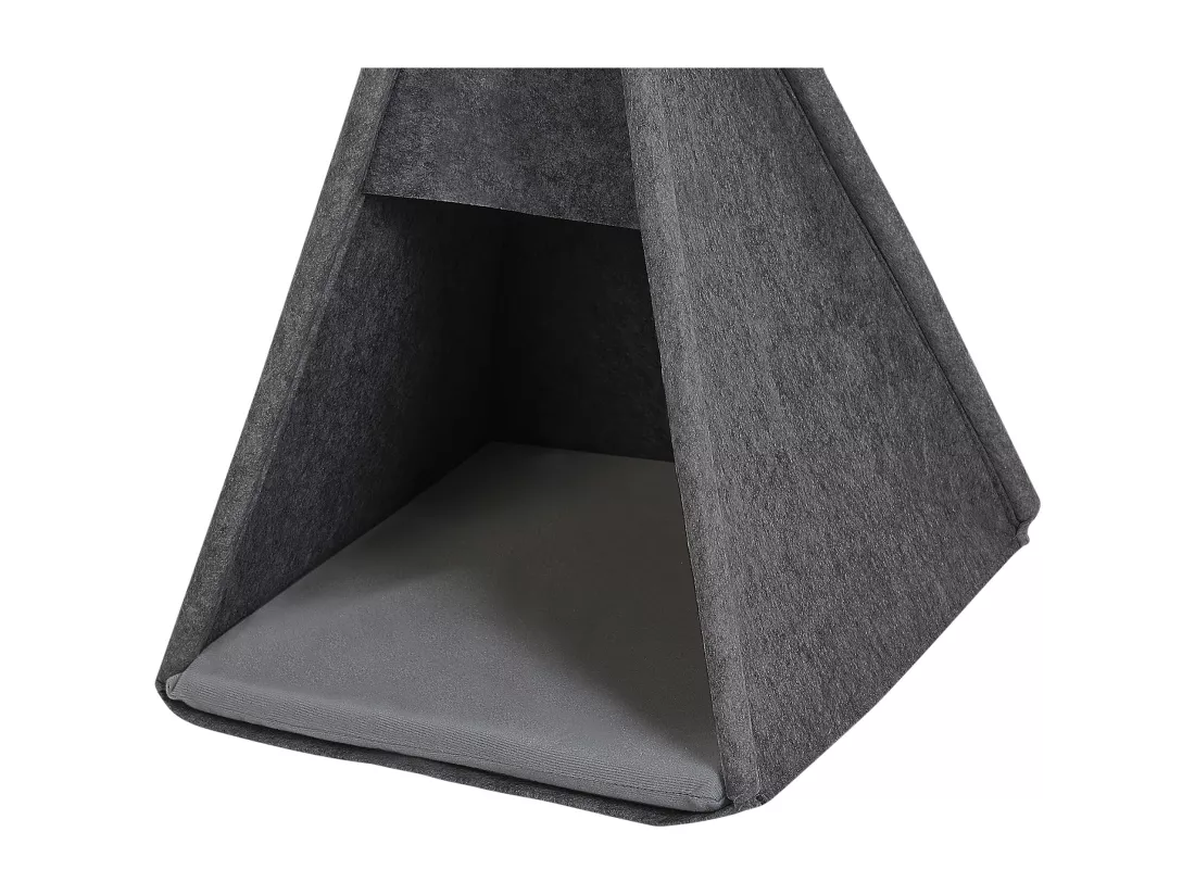 Lit pour animal ULUBEY Filz Gris foncé