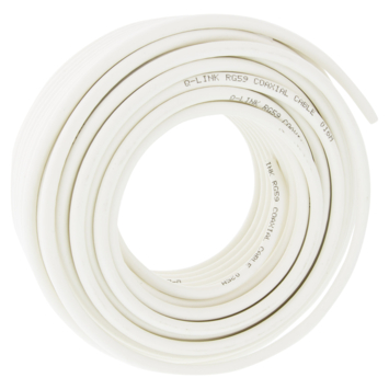 Q-Link coax kabel RG59 25 meter wit