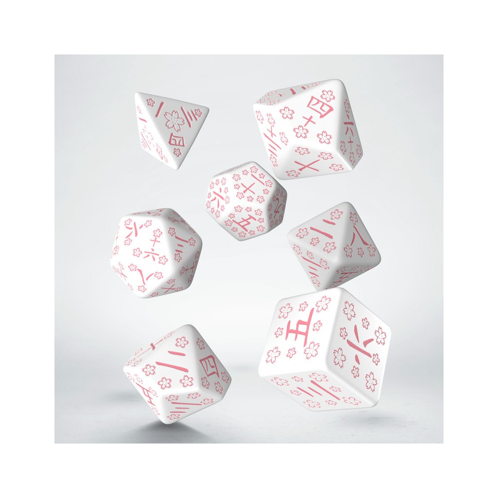 Japanese Dice Set - Cherry Blossoms Petals