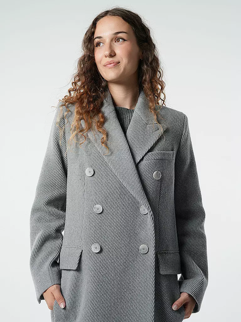 EMPORIO ARMANI Wollmantel  grau