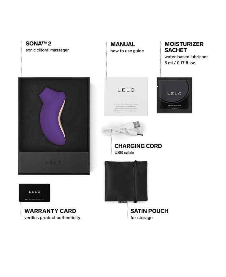LELO Sona 2 Lufttryksstimulator Lilla
