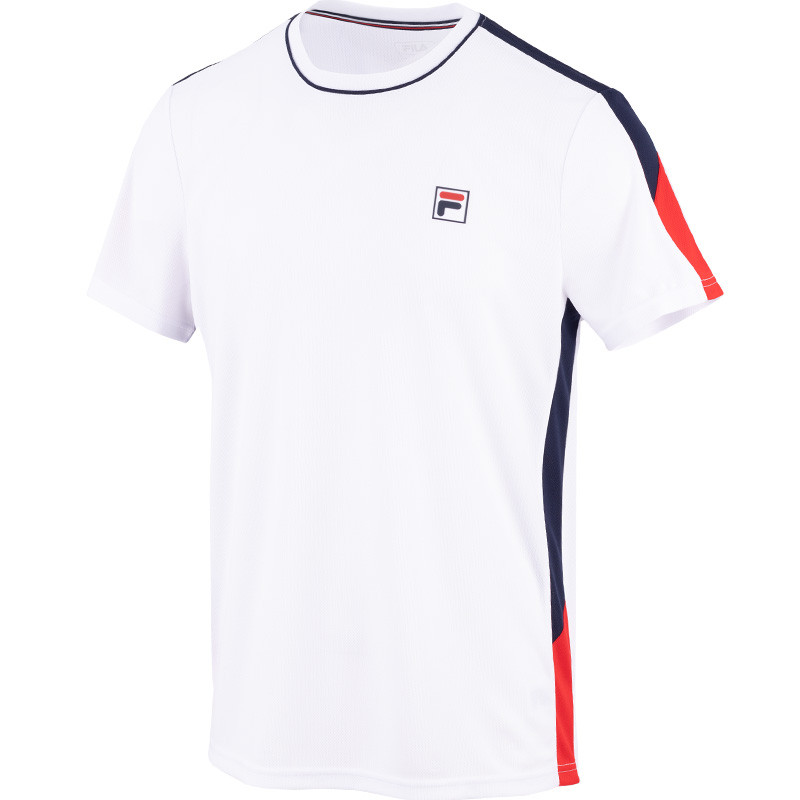 Tee-shirt tennis Fila Gabriel blanc