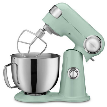 Batedeira de pedestal Precision Master de 5,5 qt (5,2 litros) com 12 velocidades na cor verde agave e acessórios.